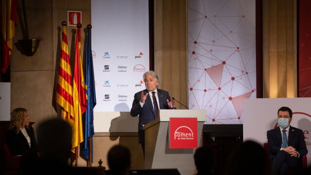 El presidente de Foment, Josep Sánchez Llibre.