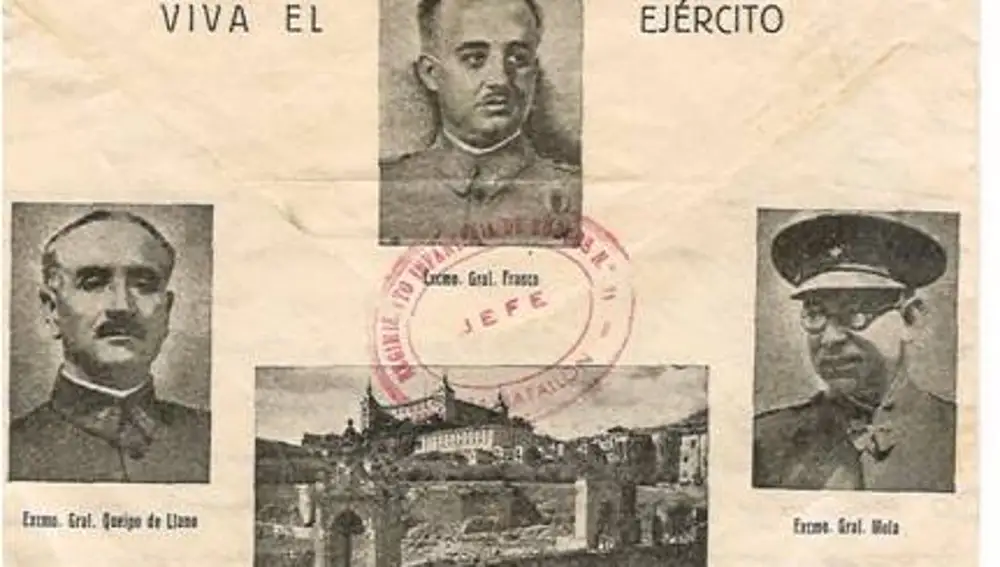 Reverso de un sobre desplegable en el que Luis escribe a Ana