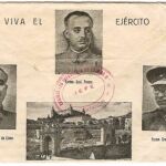 Reverso de un sobre desplegable en el que Luis escribe a Ana