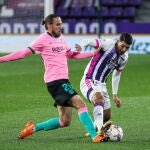 Marcos André con el Real Valladolid.