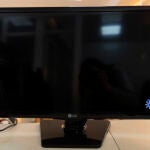 Una televisión con la pantalla en negro durante una huelga de Canal Sur. María José López / Europa Press