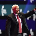 El vicepresidente de EE UU Mike Pence saluda en un acto el pasado 22 de diciembre