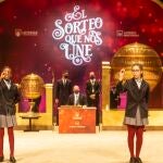 Niñas de San Ildefonso en el sorteo de Lotería de Navidad del año 2020SELAE22/12/2020