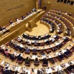 Imagen del pleno de Les Corts Valencianes