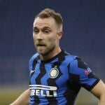 Christian Eriksen con el Inter Milán.