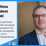 Imagen del cartel del FNC anunciando a Albert Pont como candidato a la Generalitat