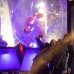 Aspecto de la instalación La Magia de Oriente en el Fórum, donde los pajes de los Reyes Magos recibirán a los niños a partir de hoy en un recinto adaptado para la pandemia