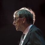 El fundador y presidente de Microsoft, Bill Gates, habla durante un evento en Londres