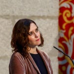 La presidenta de la Comunidad de Madrid, Isabel Díaz Ayuso