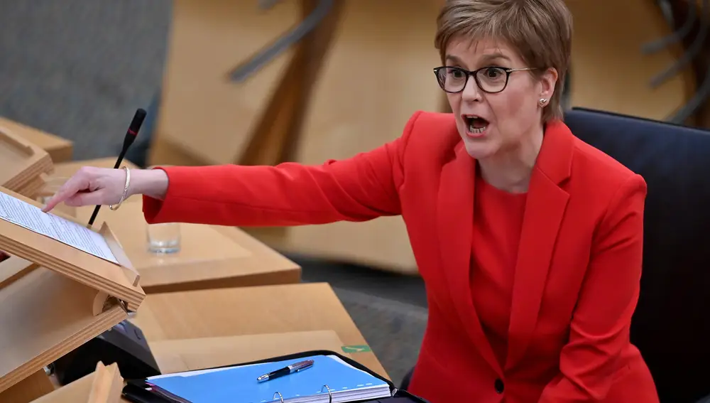 La primera ministra escocesa Nicola Sturgeon