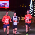 David Villa durante la San Silvestre.