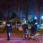 Imagen de archivo de un repartidor de comida de Deliveroo