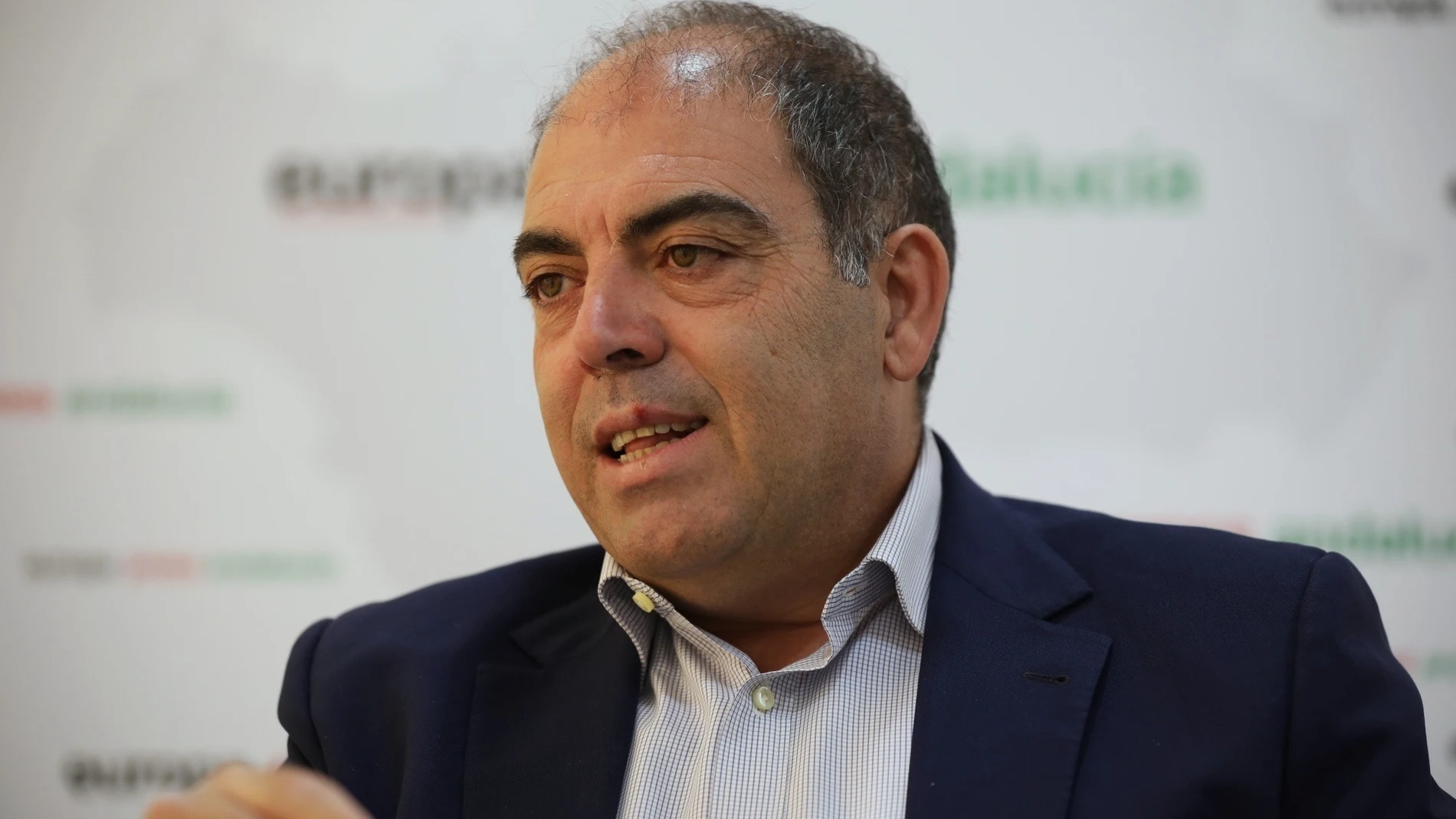 El presidente de la Federación Nacional de Asociaciones de Trabajadores Autónomos (ATA), Lorenzo Amor, durante una entrevista