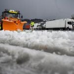 Algunos camiones han tenido que ser embolsados