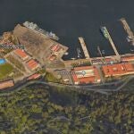 Zona militar de A Graña en Ferrol