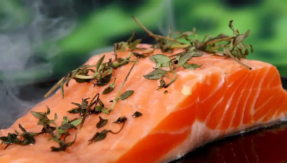 El salmón es fuente de vitamina D