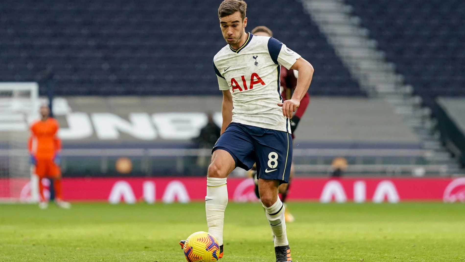 Harry Winks con el Tottenham.