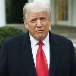 Una escena del vídeo que ha grabado Trump para pedir a los seguidores que se vaya a casa