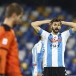 Fernando Llorente con el Nápoles.