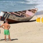 Una patera de las utilizadas habitualmente por las mafias EFE/Quique Curbelo