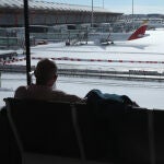 Aeropuerto de Barajas cerrado por el temporal