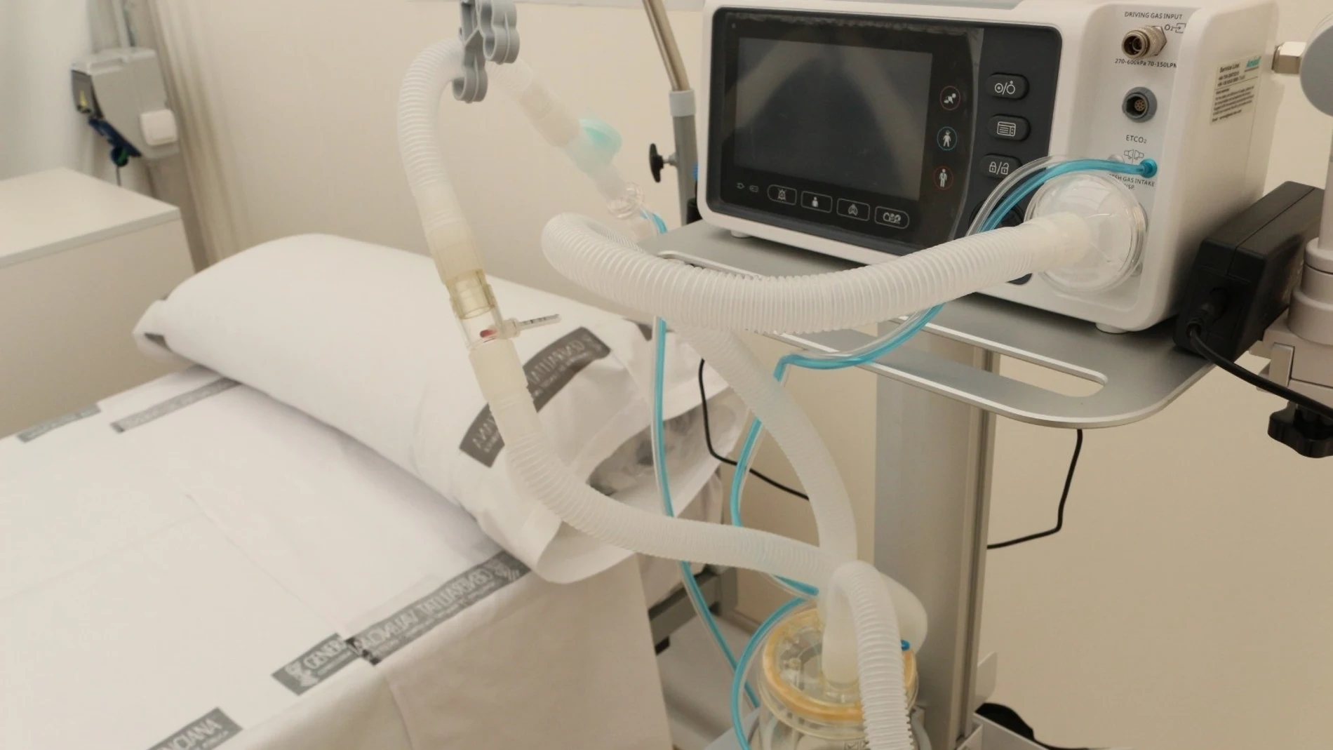 Imagen del hospital de campaña de La Fe de Valencia