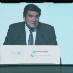 El ministro de Inclusión, Seguridad Social y Migraciones, José Luis Escrivá, durante la inauguración de la XI edición del foro Spain Investors Day