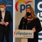 Javier Lacalle y Cristina Ayala, senadores del PP por Burgos.