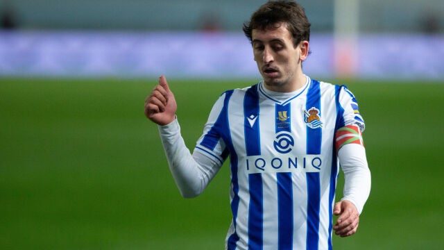 Mikel Oyarzabal con la Real Sociedad.