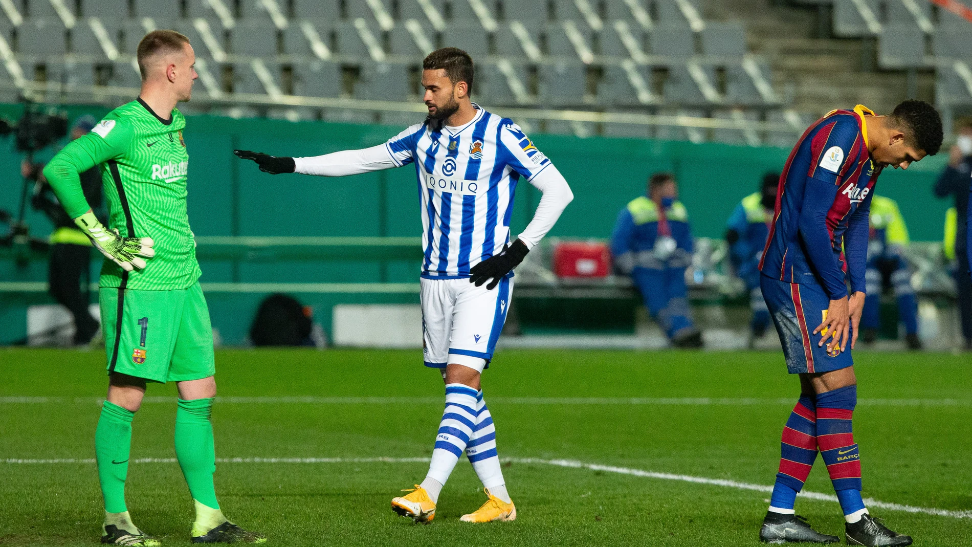 Willian José con la Real Sociedad.