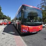 Autobús de línea de Tussam en Sevilla