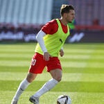Iván Balliu con el Almería.