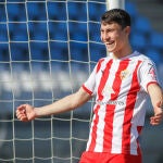 Jorge Cuenca con el Almería.