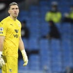 Vicente Guaita con el Crystal Palace.