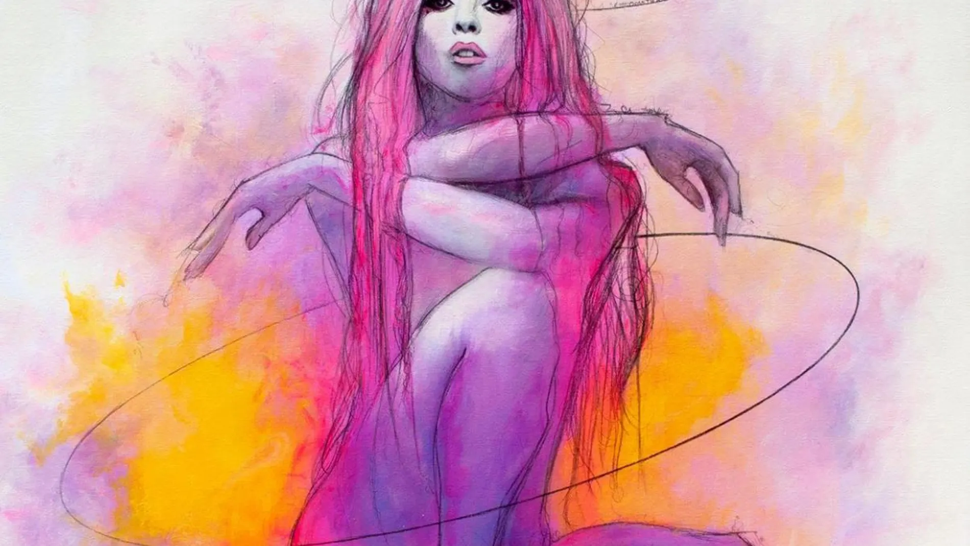 LA Fuente: Obra Lady Chromatica del artista Iván MIEDHO