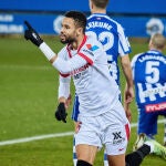 Youssef En-Nesyri con el Sevilla.