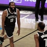 James Harden y Kevin Durant ya forman una de las mejores parejas de la NBA.