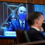 El secretario de Seguridad Nacional, Alejandro Mayorkas, durante su nominación en el Senado