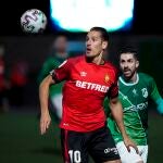 Álex Alegría con el Real Mallorca.