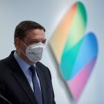 El ministro de Agricultura, Luis Planas, hace una semana durante una rueda de prensa
