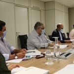 Imagen de la consejera de Agricultura, Carmen Crespo, en la reunión virtual de la Mesa de Interlocución Agraria para evaluar el decreto de transición de la PAC