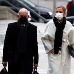 La expresidenta de la Comunidad de Madrid Cristina Cifuentes a su llegada a la Audiencia de Madrid