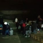 El macrobotellón tuvo lugar el sábado por la tarde
