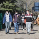 Estudiantes de la Universidad Complutense acuden a exámenes presenciales