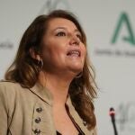 La consejera de Agricultura,Ganaderia, Pesca y Desarrollo Sostenible, Carmen Crespo