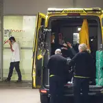 GRAFCAT7432. BARCELONA, 26/01/2021.- Servicio de urgencias en el Hospital de la Santa Creu este martes cuando la mortandad causada por la COVID se ha disparado en Cataluña con 529 fallecidos por la enfermedad en los últimos siete días y una media diaria de 75 muertes, que elevan a 18.837 los difuntos causados por la pandemia desde marzo de 2020, de los que 115 han sido comunicados en las últimas 24 horas. EFE/Marta Pérez