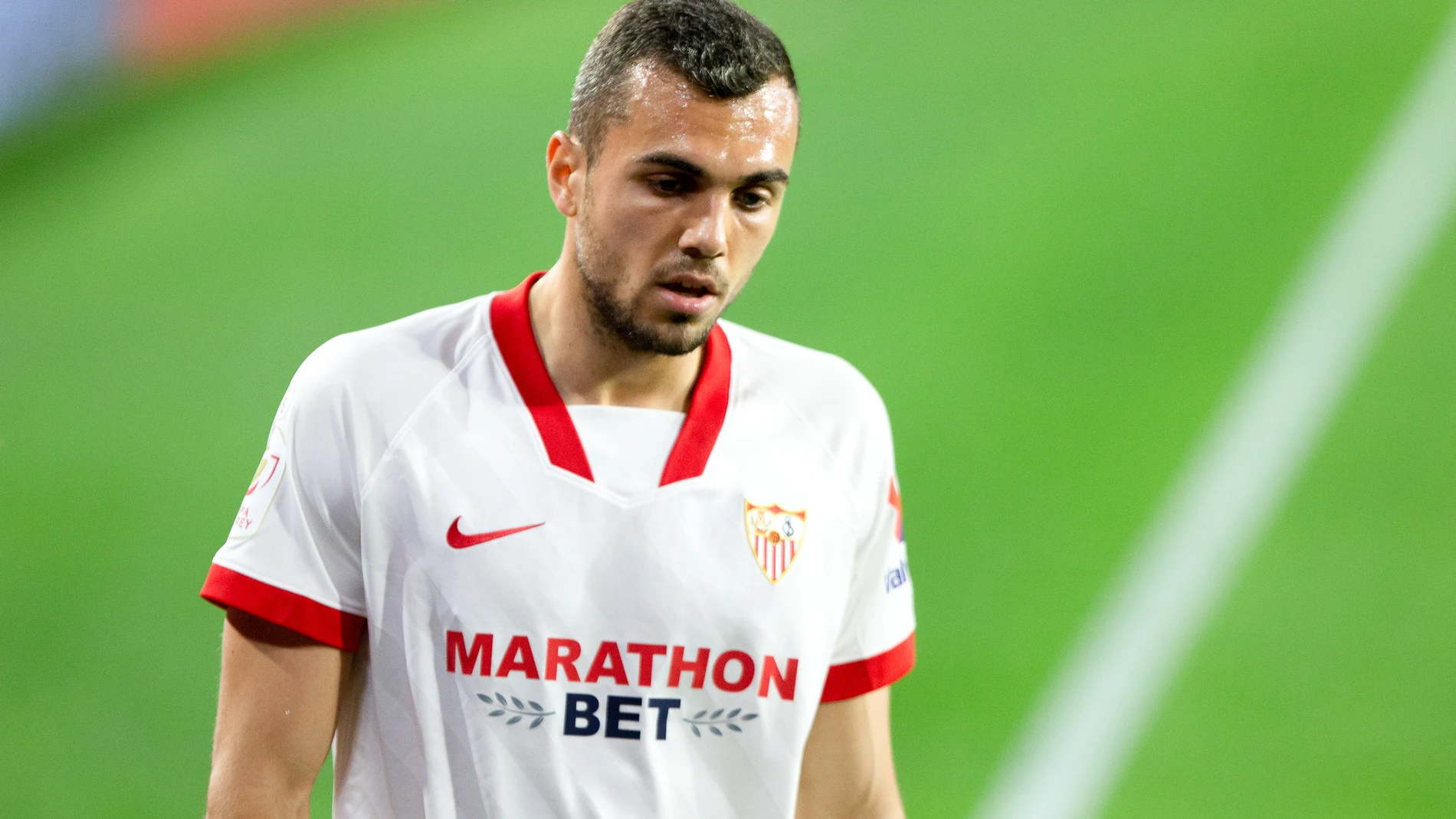 Joan Jordán con el Sevilla.