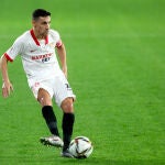Jesús Navas con el Sevilla.