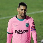 Messi, en un partido del Barcelona