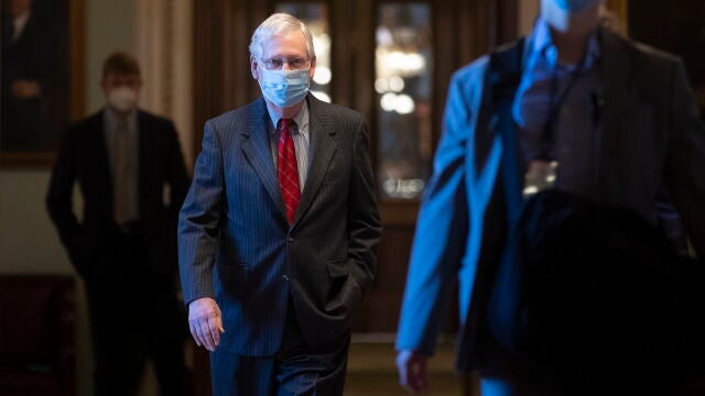 El líder republicano Mitch McConnell